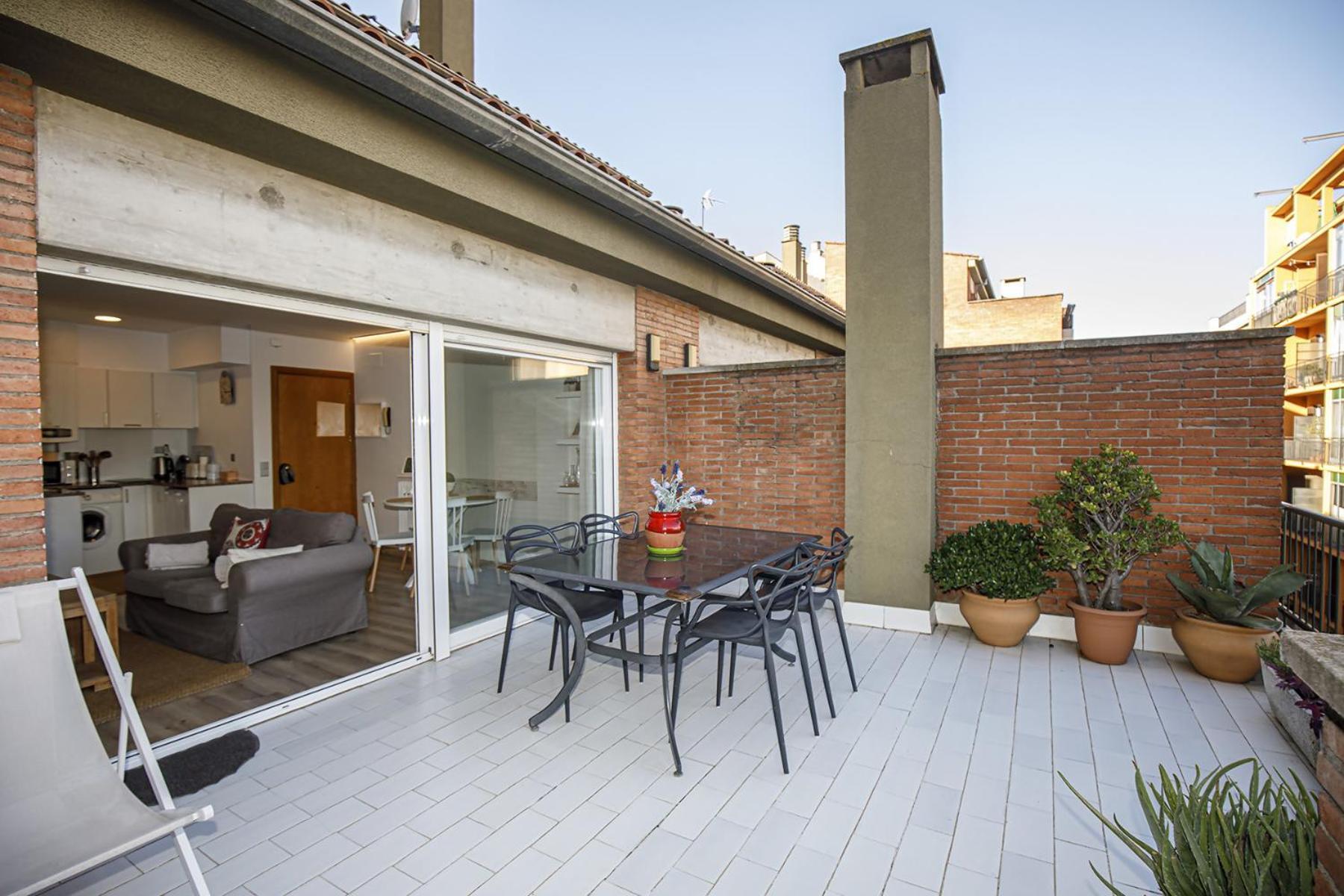Apartamento Con Gran Terraza En 赫罗纳 外观 照片